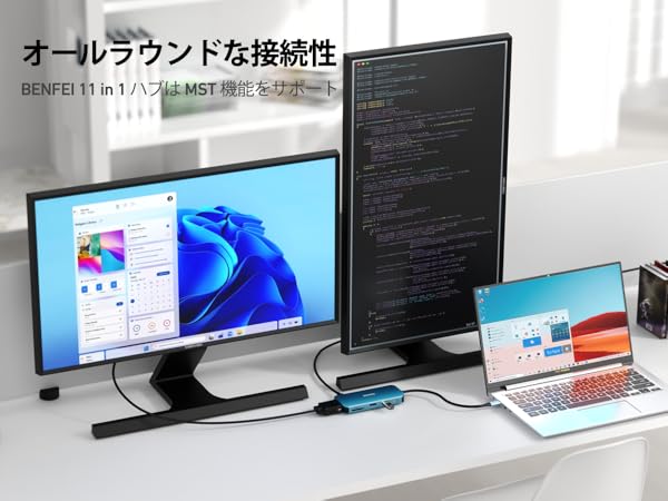 LEBNさん　専用 Amazon | BENFEI 11-in-1 USB C MST ラップトップドッキング