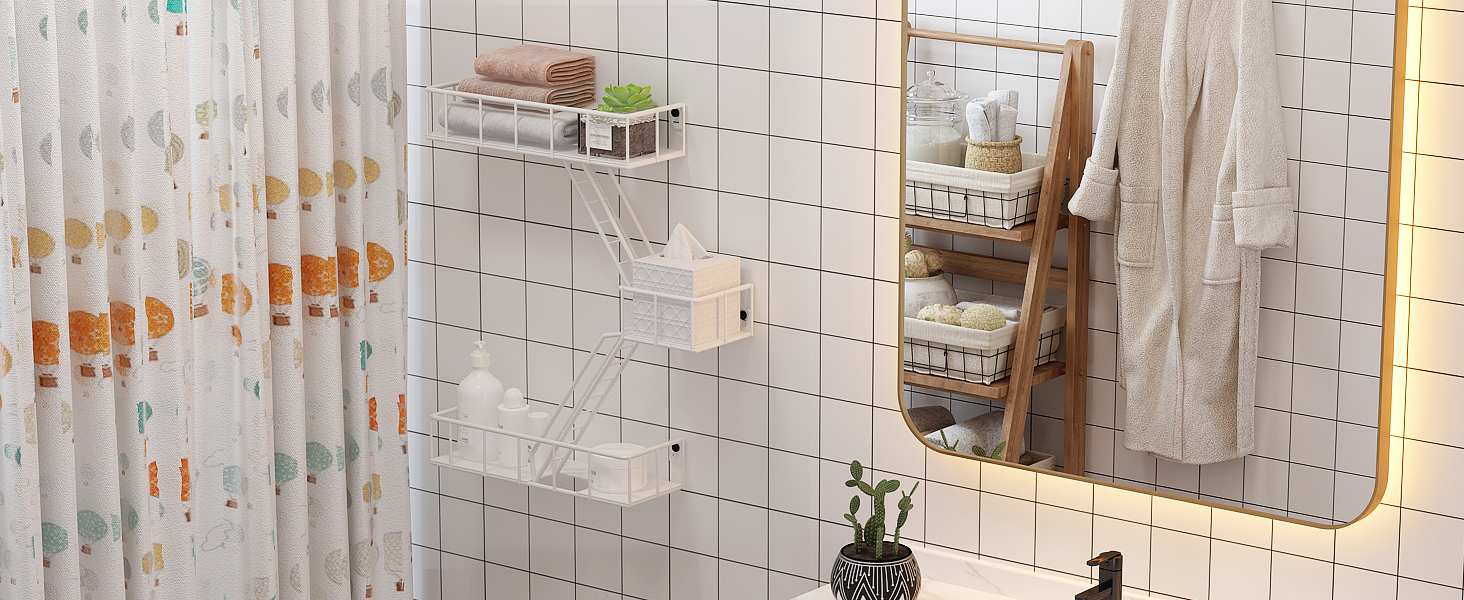  Fire Escape Ladder Shelf for bathroom