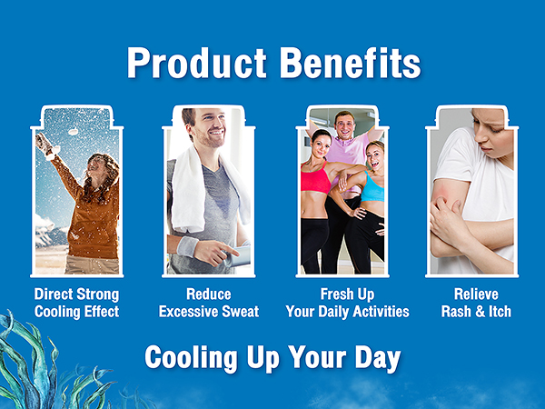 Snake Brand Prickly Heat Kelp Complex Cooling Powder Benefits
