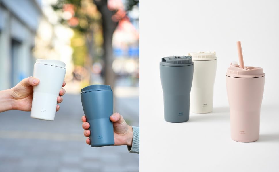 Amazon｜BRUNO ブルーノ 2WAY ストロー タンブラー 水筒 真空二