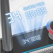 High definition temperature digital display