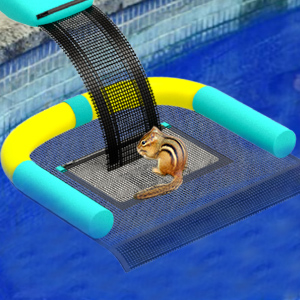 Floating ramp for wildlife