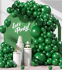 Green balloons