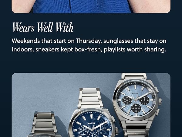 Amazon.com: Fossil Men's Everett Chronograph Stainless Steel