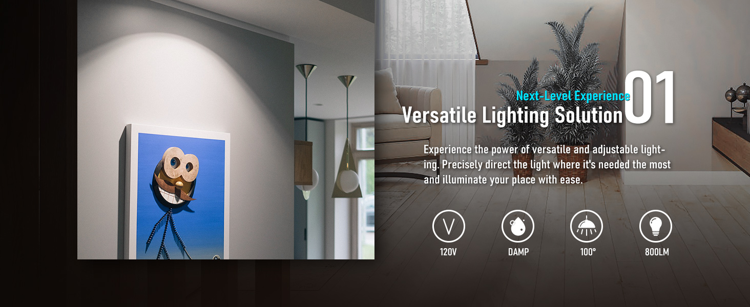 Gimbal LED Recessed Lighting with Junction Box
