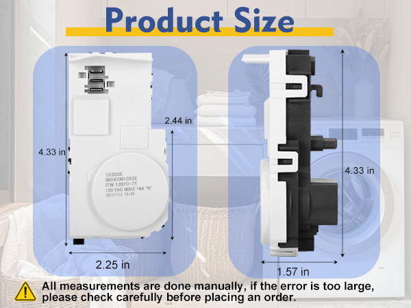 WH01X29528 Washer Door Lock (OEM)