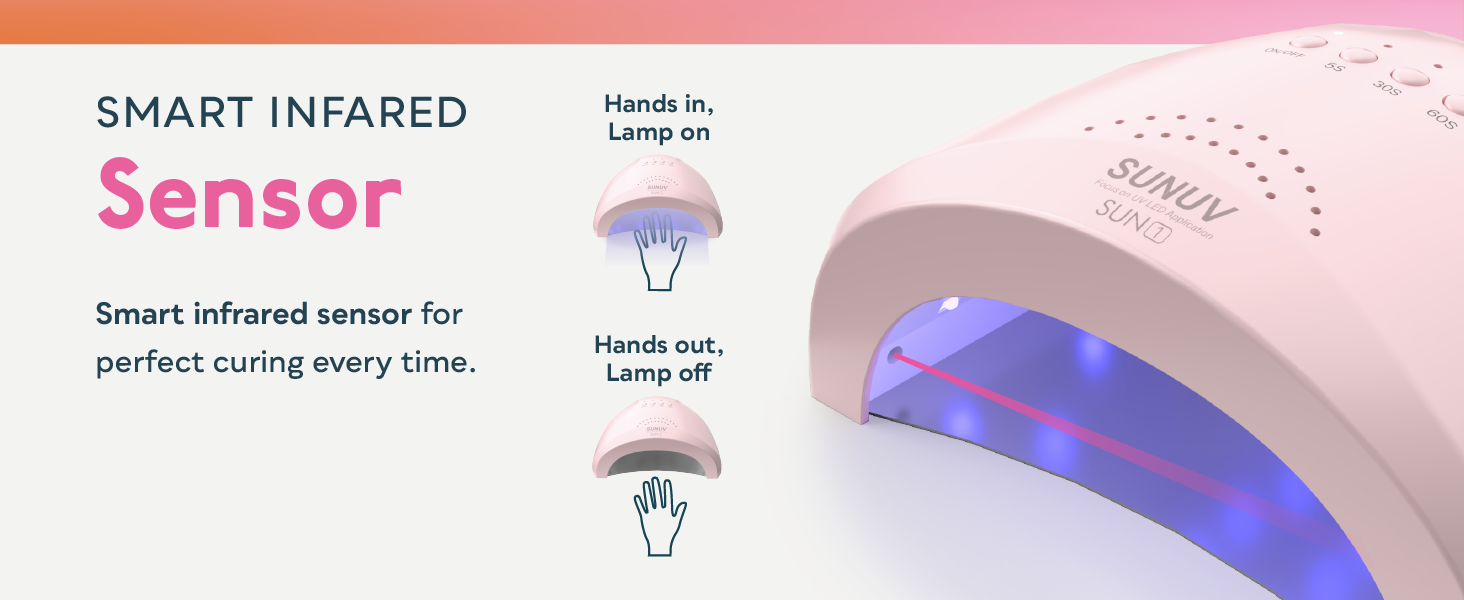 SUNONE UV nail lamp pink