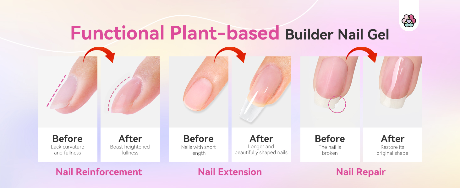 biab nail builder gel builder gel nail kit