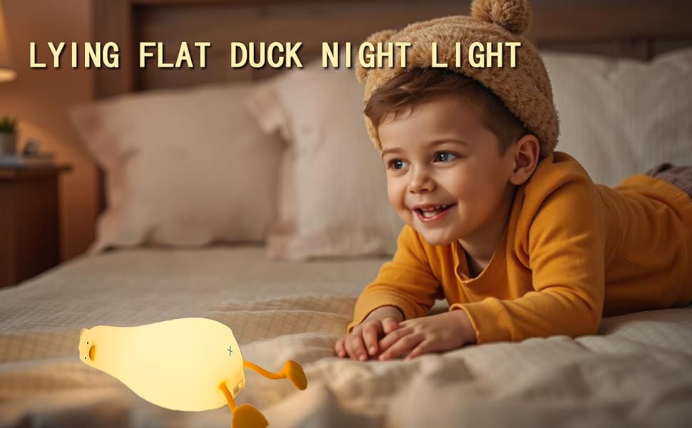 lying flat duck night light