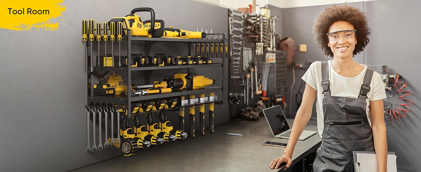 drill organizer wall mount