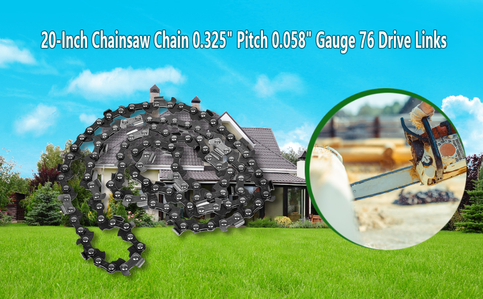 Amazon.com: 20-Inch Chainsaw Chain 0.325