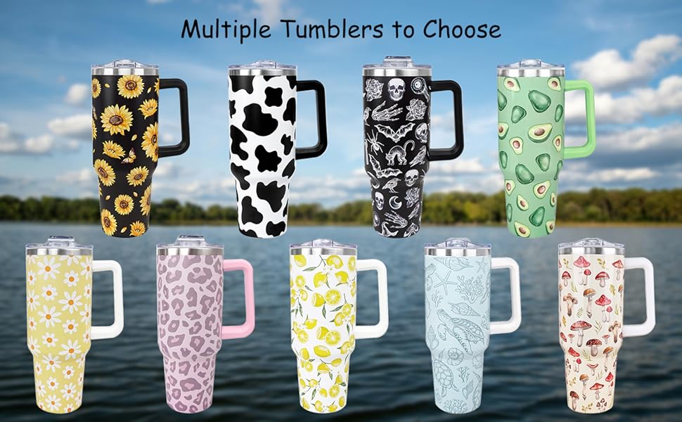 ✨Lemon milk✨ Amazon.com | Fnokuxz Lemon Tumbler 40 Oz, Lemon Gifts for