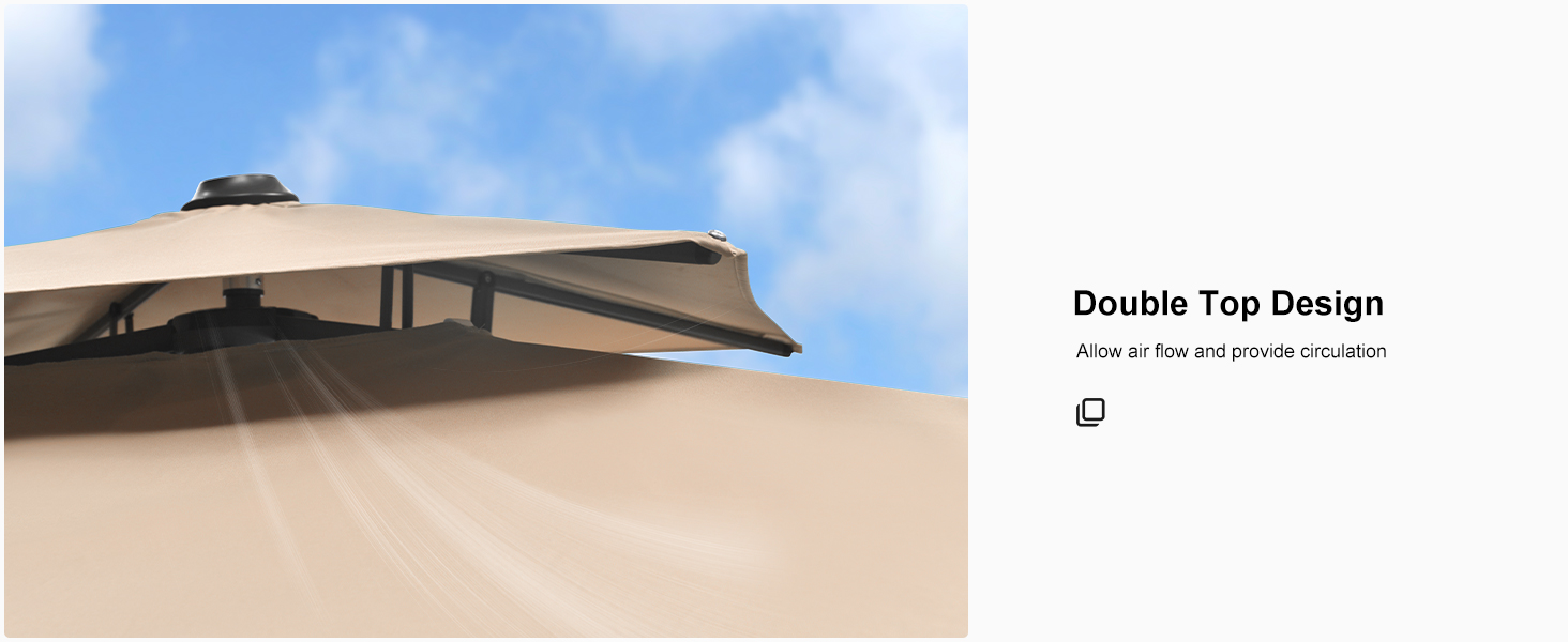 PURPLE LEAF 11ft Square Patio Cantilever Umbrella With Base - On Sale - Bed Bath & Beyond - 38926399