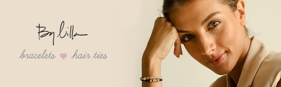 By Lilla, hair ties, ponytail hair ties, bracelet, hair accesories