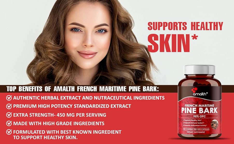 AMALTH Extra Strength French Maritime Pine Bark Extract