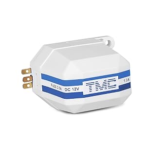TMC Marine Heavy Duty Self-Parking Windshield Wiper Motor for Boats and RVs Five Oceans 