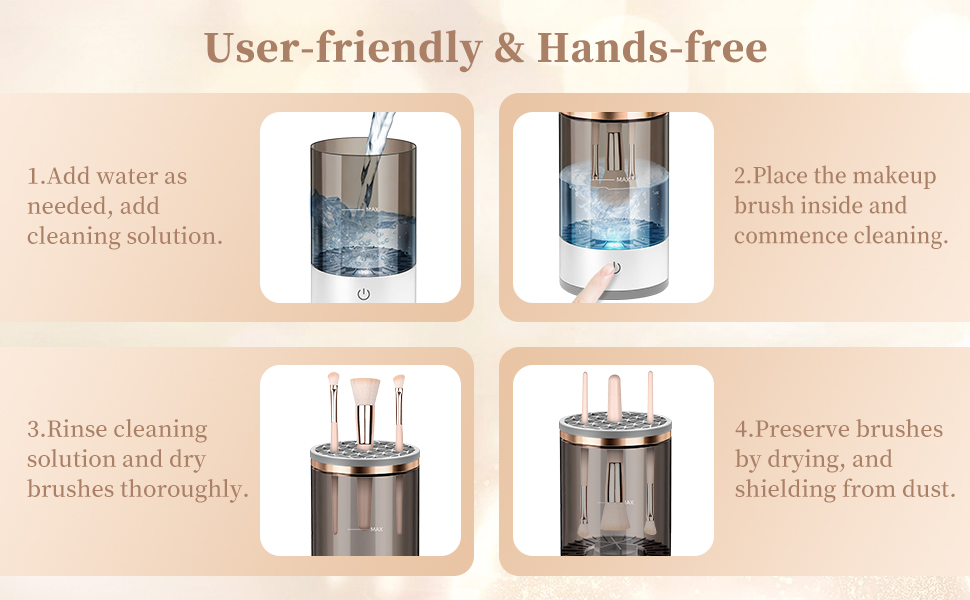 Cosmetic Brush Washing Cleaner