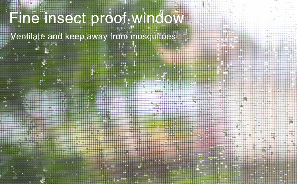 Insect proof window