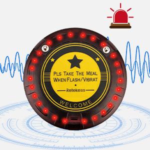 restaurant pager system out of range alarm