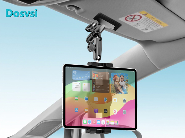 Dosvsi 車載 タブレット カップホルダー最新の改良された二重金属アーム車 Amazon.co.jp: Dosvsi 車載 タブレット カップホルダー【最新の