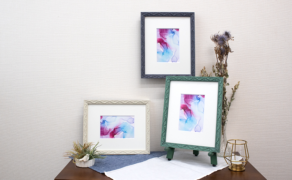 Amazon Co Jp ラーソン ジュール サイズ用マット付き額縁 ラ メール フレームサイズ 太子 フレーム外寸 393x302mm 白 Acmt Db ホーム キッチン