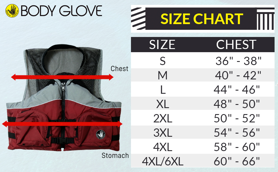 Body Glove PFD Life Vest