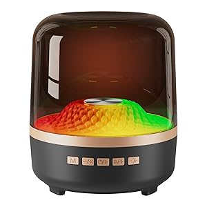 Bluetooth Speaker with HD Sound and Lights, Portable Wireless, Long-lasting battery life