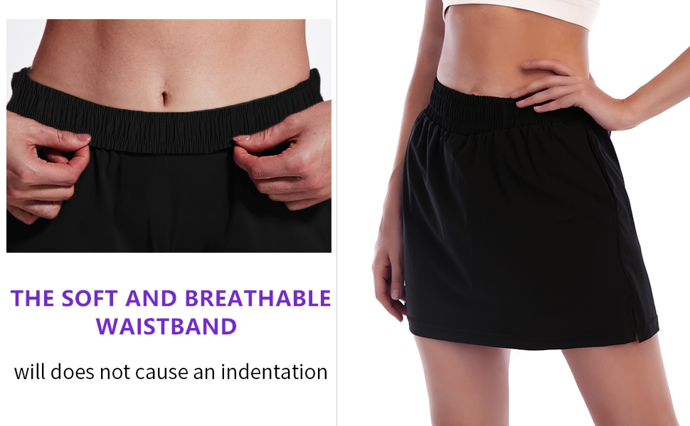 Skorts Skirt with Pockets