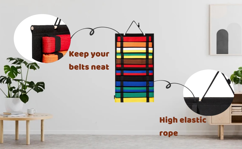 Karate Belt Display Rack