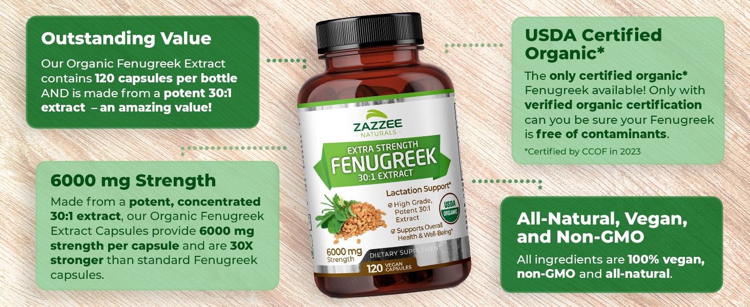 Fenogreco apoyo a la lactancia bebé la leche maternal aumentar la leche materna cápsulas de extracto