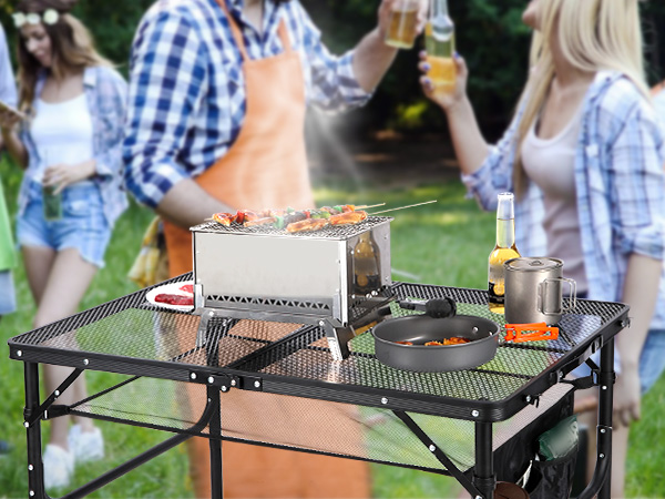 Amazon.com: RedSwing Folding Grill Table,Aluminum Portable