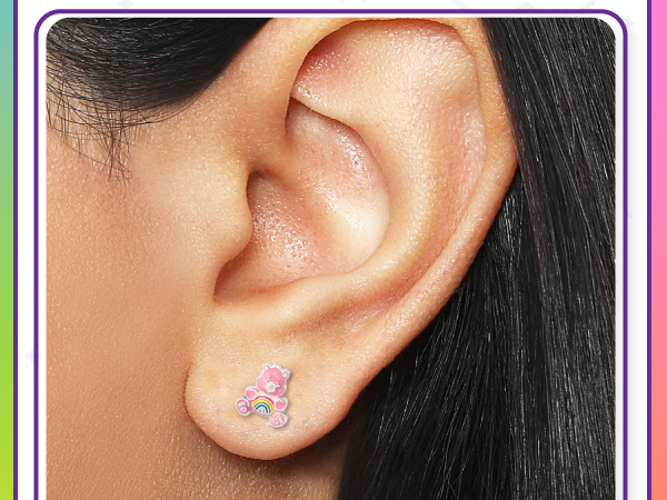 Earrings SHIPPŌ Earrings BEAR White TEDDY BEAR EARRINGS - Secret Box New York