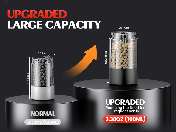 electric salt and pepper grinder set