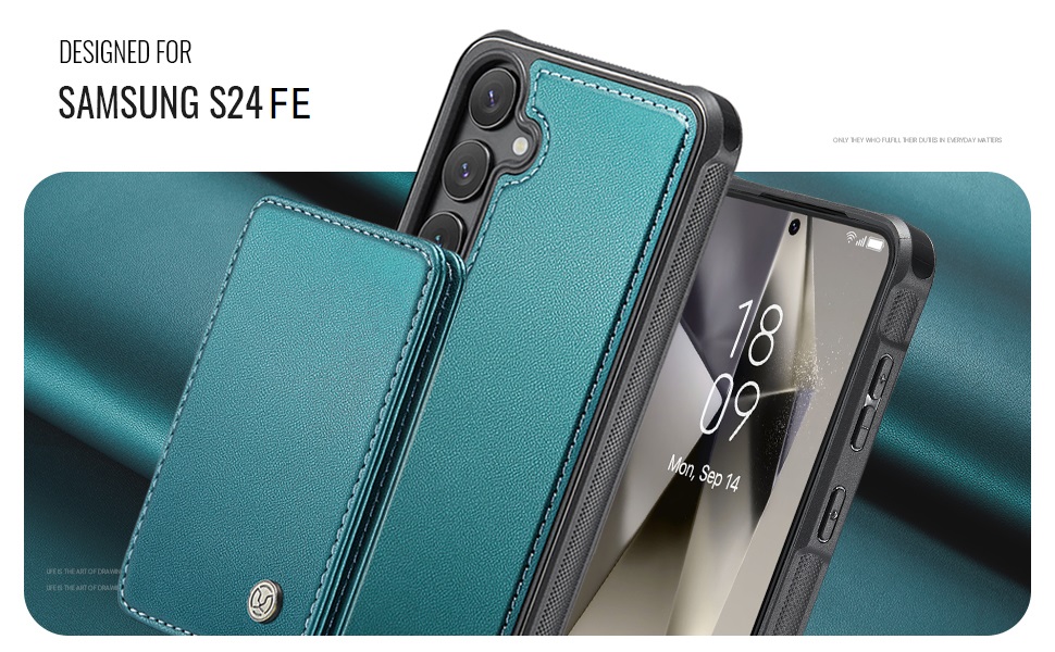 Amazon.com: Hongxinyu Wallet Case for Samsung Galaxy S24 FE