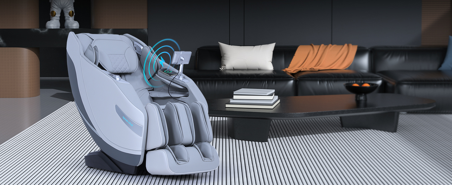 massage chair in living room