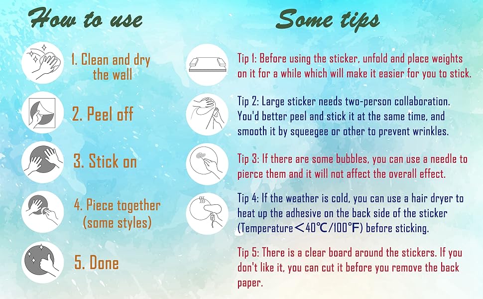 How to Use RoyoLam Wall Stickers