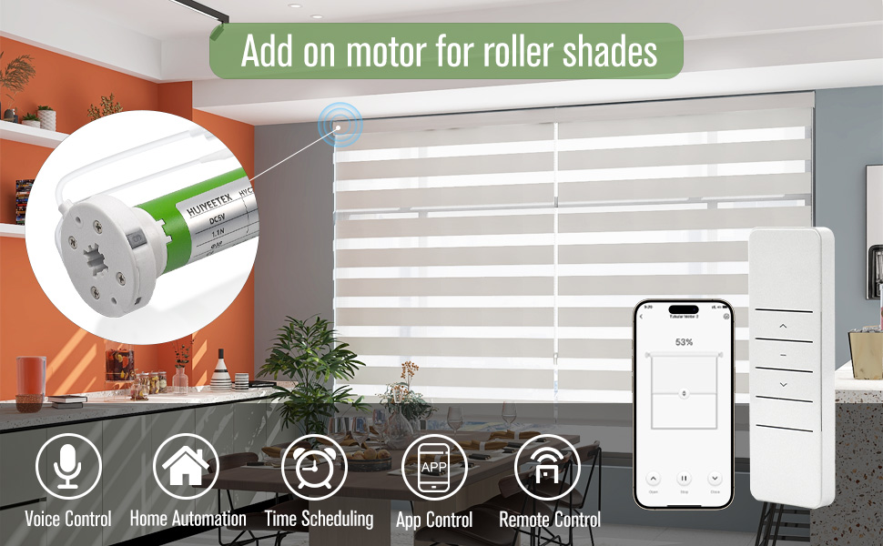 Smart Life Starts with the Roller Shades Motor