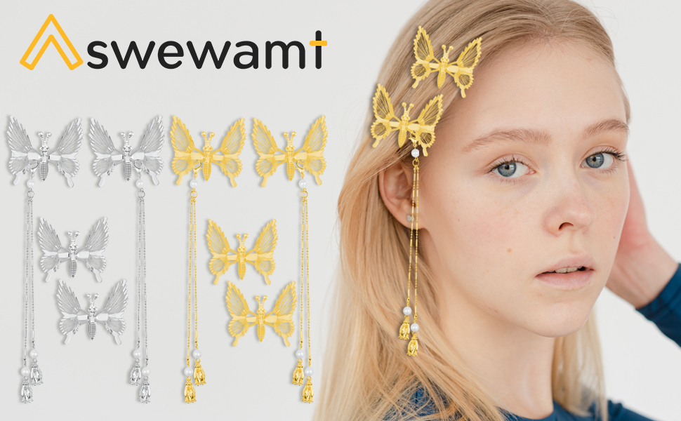 Tassel Butterfly Hairpin-1