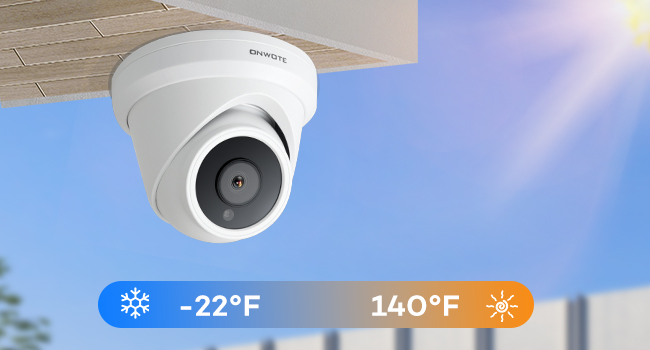 onwote camera security outdoor poe ip cameras business commercial indoor dome 4k 8mp two way audio
