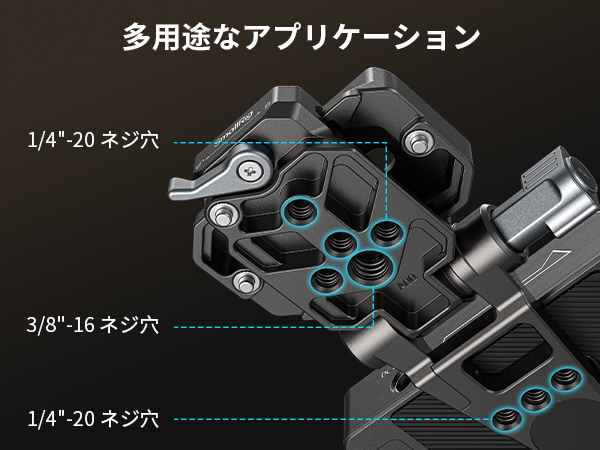 fetch専用 Amazon | SmallRig NP-F バッテリープレート Arca-Swiss 用