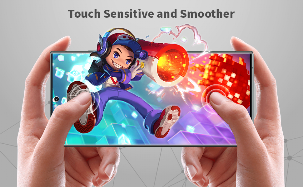 Galaxy S23 Ultra Screen Protector, QUESPLE 2 Pack Shatterproof Premium