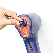 Turn the knob and set the desired pressure value