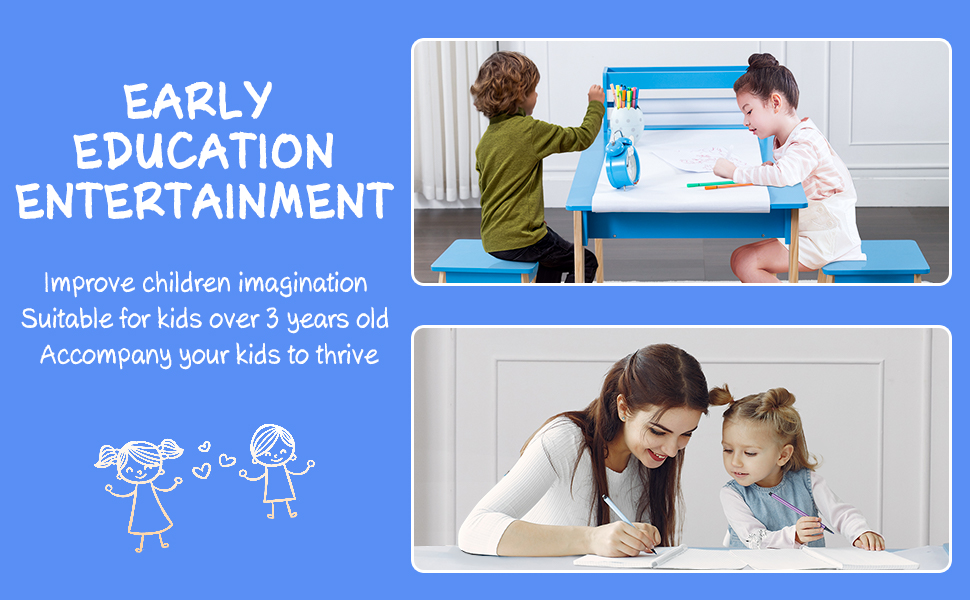 kids art table