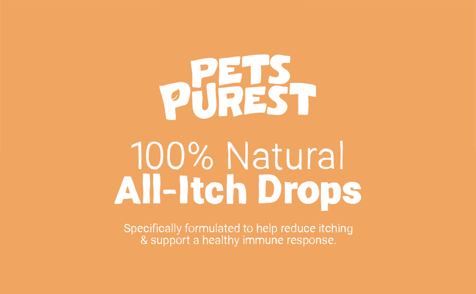 Allergy and Itch Relief Drops. Reduces Itching and Promotes Healthy Immune Response