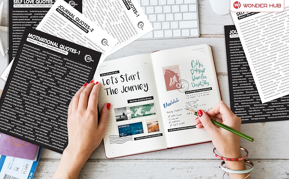 motivational quotes cutouts for journalising