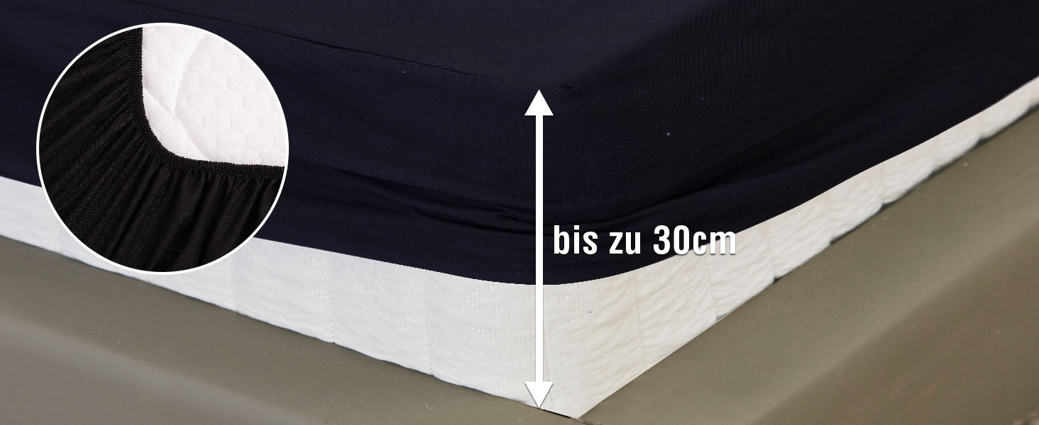 bettlaken wasserdicht 90x200 120x200 140x200 160x200 180x200