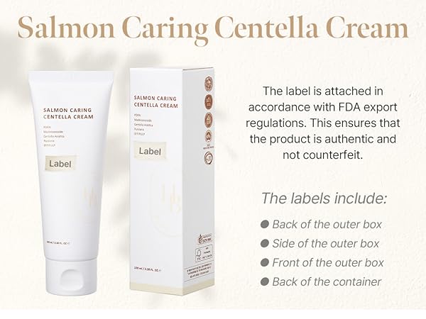Amazon.com: HEVEBLUE Salmon Caring Centella Cream - Salmon