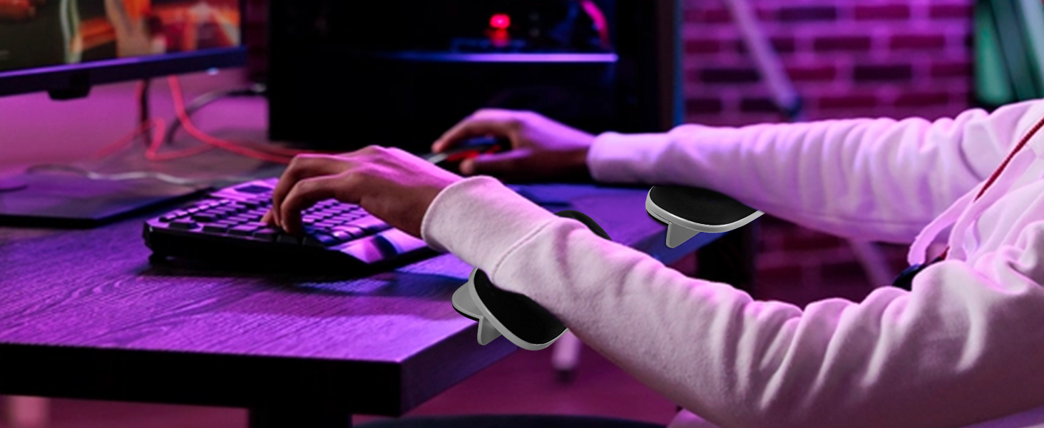 Wrist Rest Pads for Desk, Memory Foam Elbow Rest Arm Rest