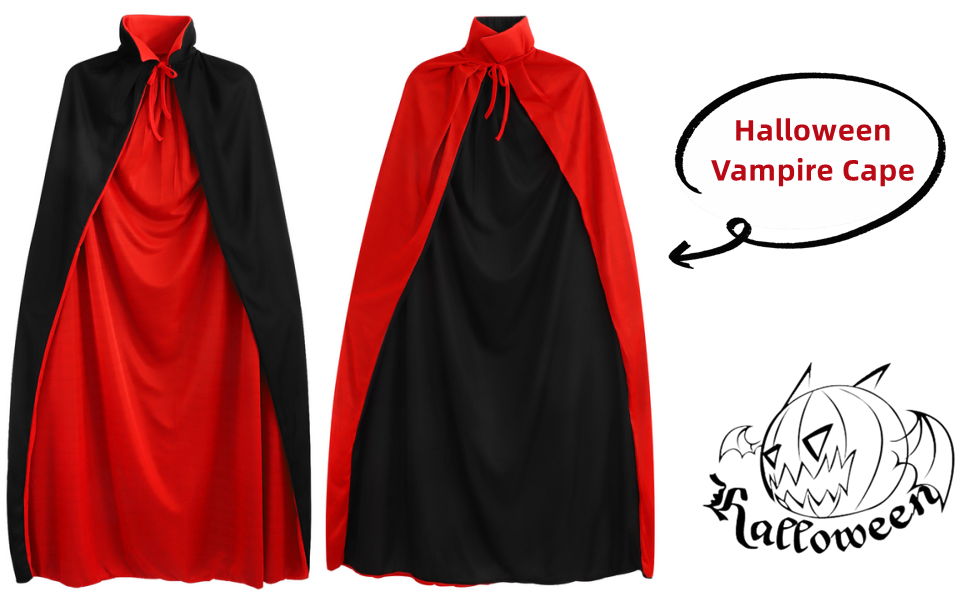 BESPORTBLE Halloween Cloak Vampire Cape Mens Vampire Cape