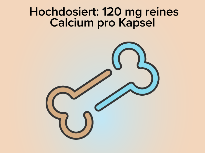 Calcium Kapseln - 120 mg - hochdosiert - Qualität aus Deutschland ...